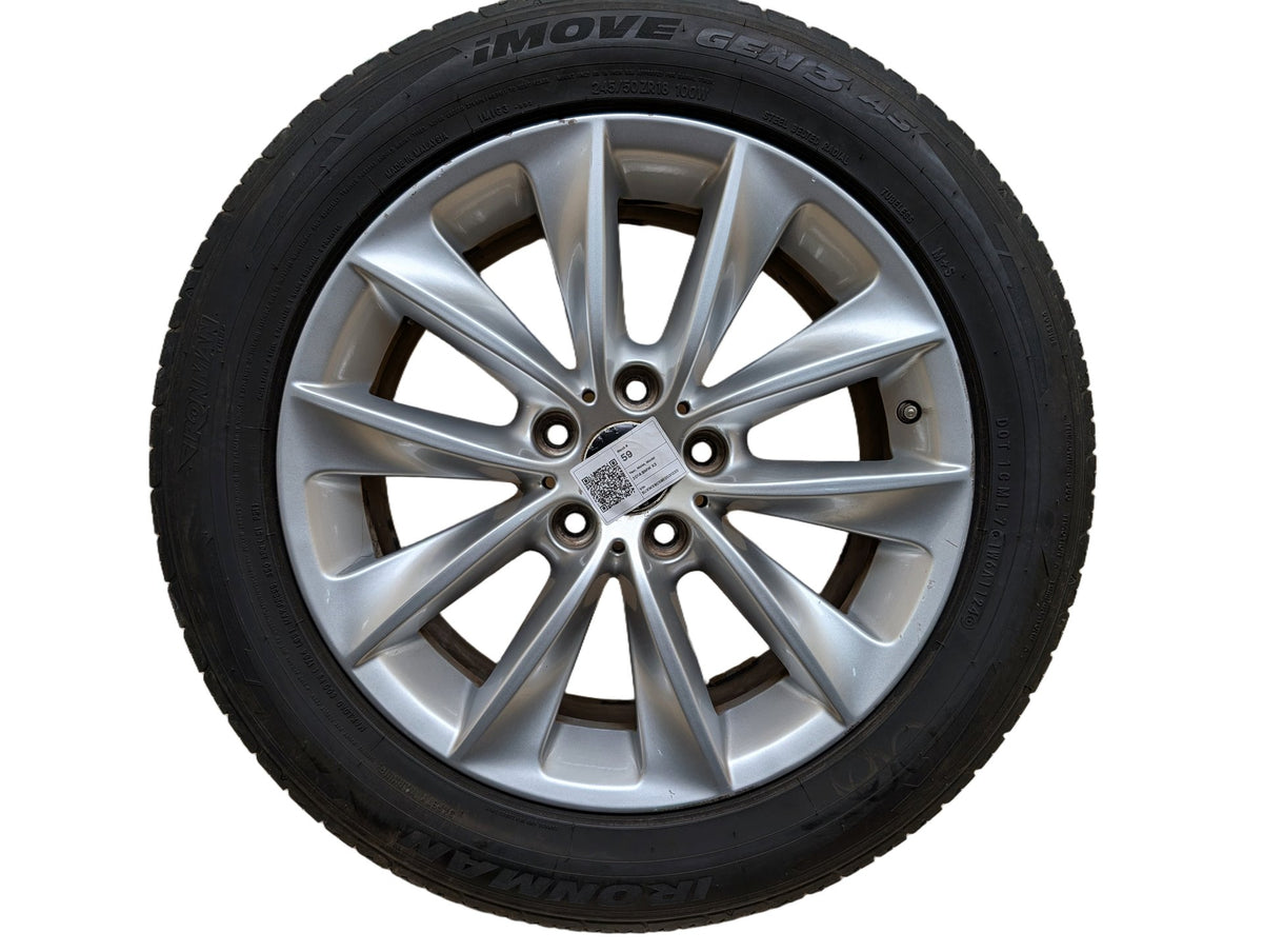 11-18 OEM BMW F25 F26 X3 X4 Alloy Rim Wheel 18x8" ET43 V Spoke Style 307