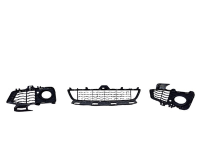 2014-2020 BMW 435i F32 Front Left Right Center Bumper Cover Grilles SET 8054503 OEM