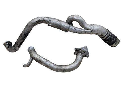 2007-2013 BMW E92 335i N54B30A Engine Motor Turbo Charger Tube Pipe SET 7556551
