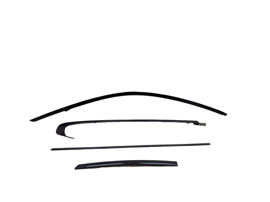 14-20 OEM BMW F32 F82 Right Passenger SHADOW GLOSS Exterior Door Molding Trims