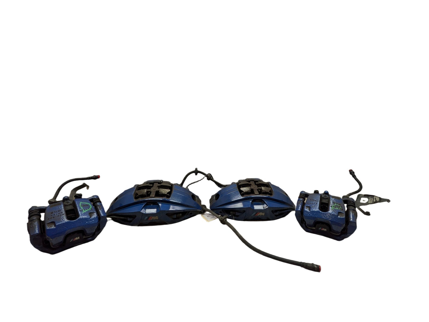 17-23 OEM BMW G30 530 540 M550 Front Rear Left Right Brake Calipers SET Blue