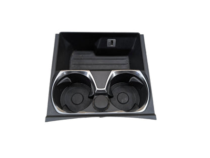 16-19 OEM BMW G11 G12 740 750 M760 Center Console Cup Holder USB Charging Port