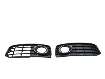 2008-2017 Audi S5 8T Front Left Right Center Bumper Cover Grilles SET 8t0807682D