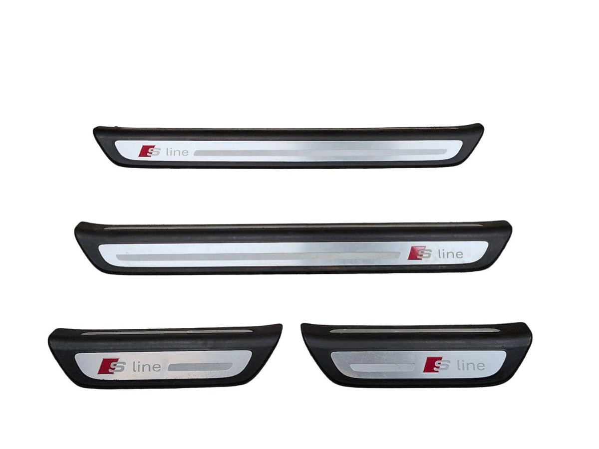 2015-2018 Audi Q3 8U Front Rear Left Right Scuff Plate Door Sill SET 8U0853376A