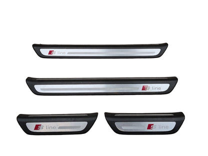 2015-2018 Audi Q3 8U Front Rear Left Right Scuff Plate Door Sill SET 8U0853376A