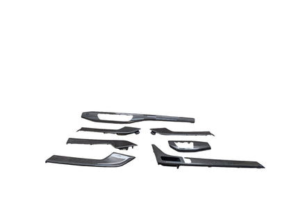 18-23 Audi S4 Front Rear Left Right Center Console Interior Trim SET