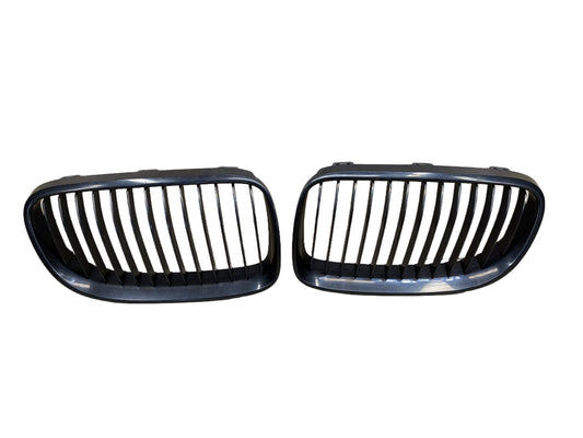 2007-2013 BMW 328i E92 Upper Bumper Cover Kidney Grilles SET 7254969 OEM