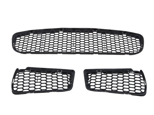 2012-2018 BMW M6 F06 Front Left Right Center Bumper Cover Grilles SET 8050494