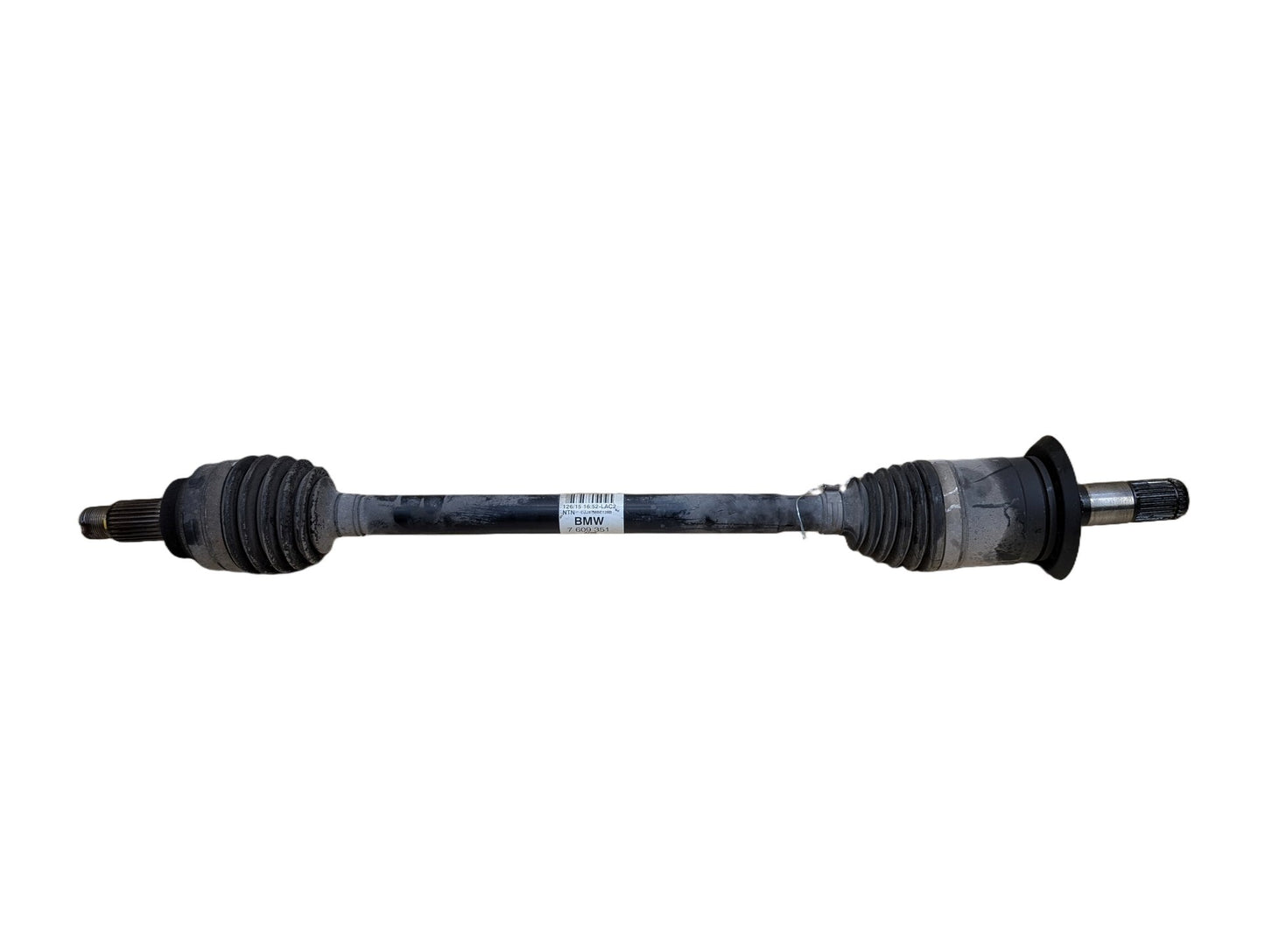 BMW F30 320i Rear Left Driver Side Axle Shaft 7609351 OEM