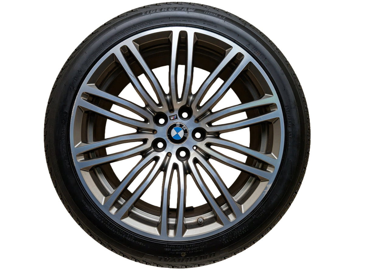 OEM BMW BMW G30 530 540 M550 Rear Wheel Rim Style 664M Silver R19x8" ET30