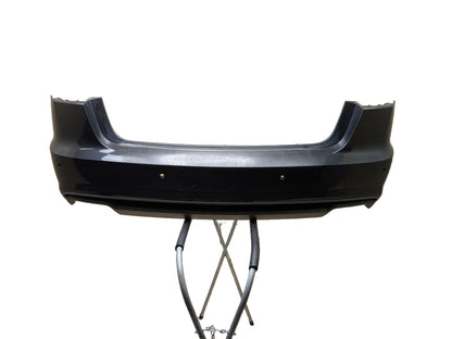 2016-2018 Audi A6 C7 Rear Bumper Cover w/ PDC Holes Black 4N/X7U