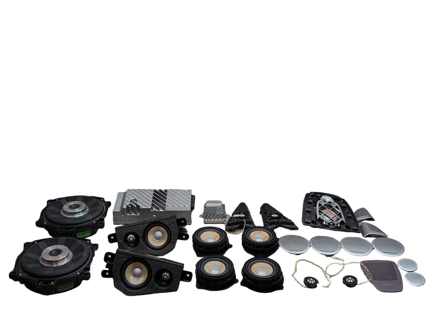 OEM BMW F15 F16 F85 X5 X6 BANG OLUFSEN Amplifier Speaker Tweeter Subwoofer SET