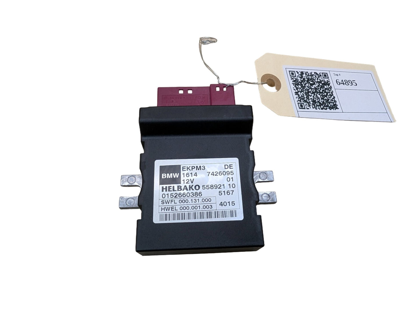 OEM BMW F10 F12 F15 F22 F30 F32 F36 Helbako Fuel Pump Relay Control Module EKPM3