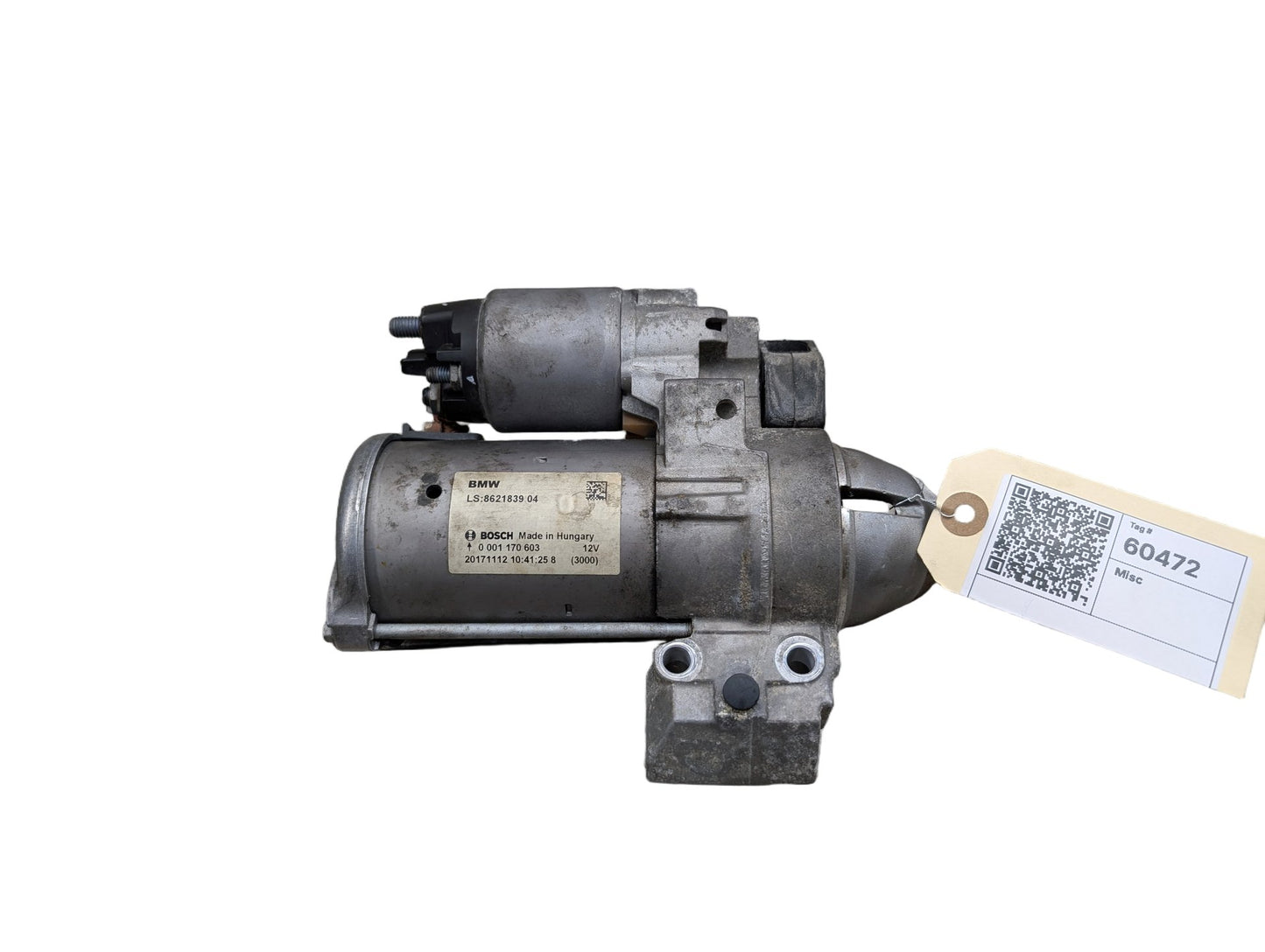 16-21 OEM BMW F22 F30 F32 F33 F36 G01 G30 330 430 530 Engine B46 Starter Motor