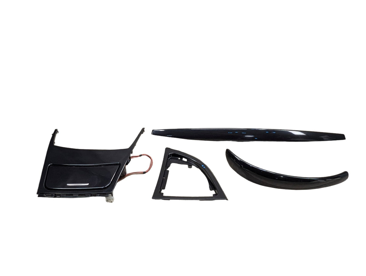 07-10 OEM BMW E93 335 Wood Burr Walnut Interior Trim Dash Panels Console SET