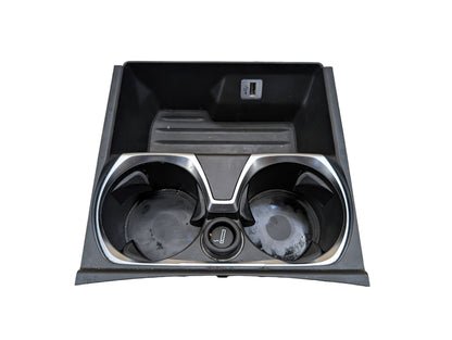 16-19 OEM BMW G11 G12 740 750 M760 Center Console Cup Holder USB Charging Port