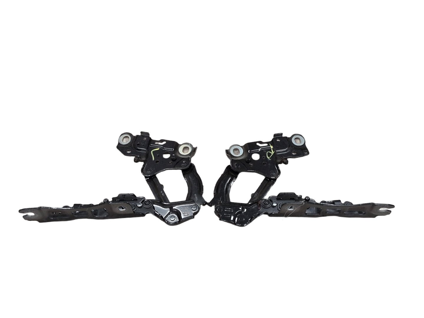 19-24 OEM BMW G20 Front Left Right Bonnet Hood Hinges Black Pair SET