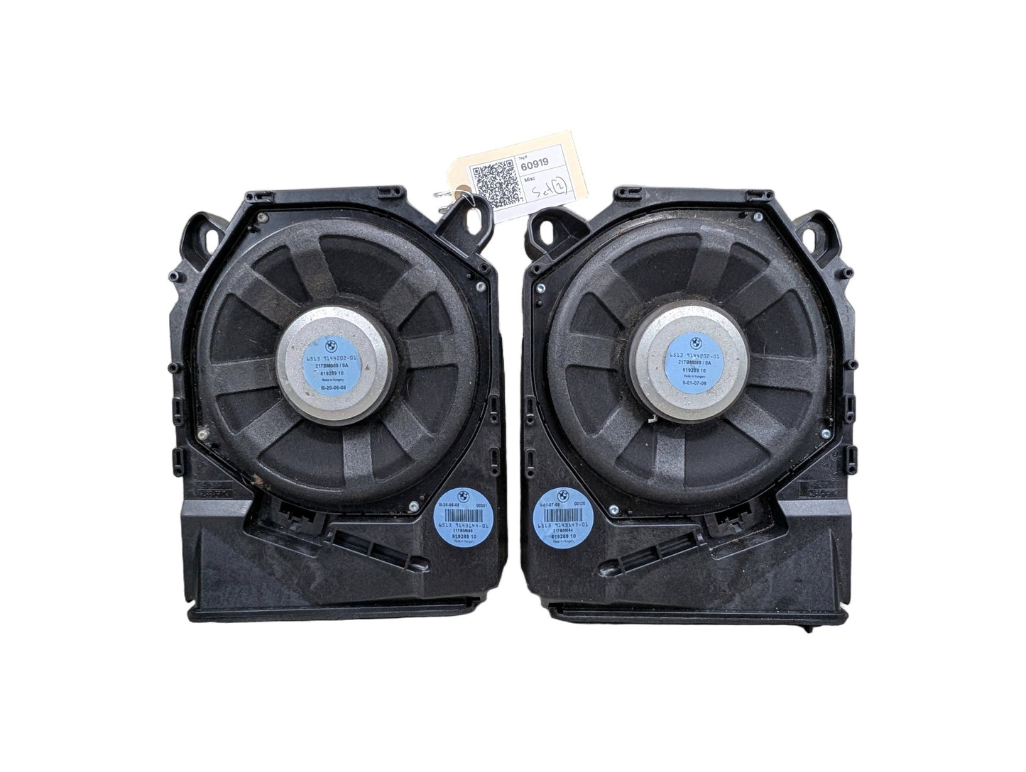 2008-2013 BMW 128i E82 Left Right Seat Speaker Subwoofer SET 9143143