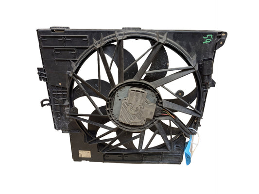 2011-2016 BMW X3 F25 Radiator Fan Shroud Housing w/ Motor 7601176