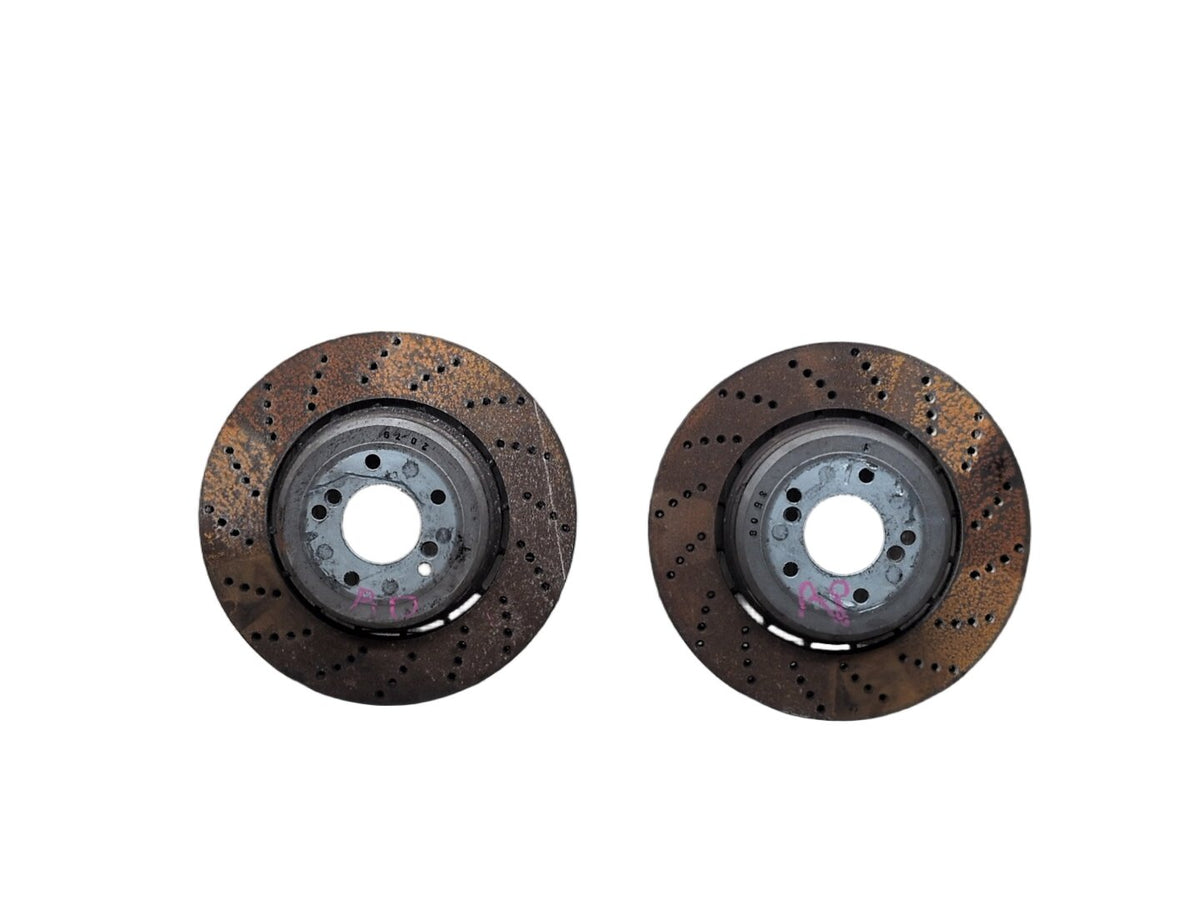 2004-2010 BMW M6 E64 Rear Left Right Brake Disc Rotors SET