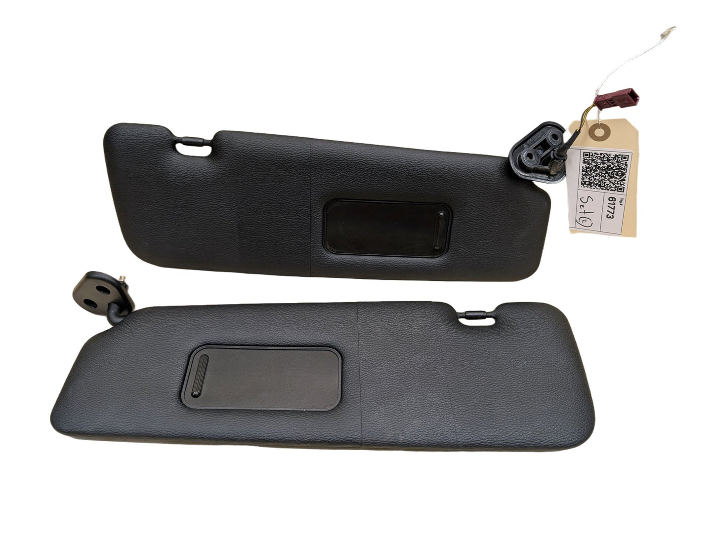 OEM BMW E88 E93 128 135 328 335 M3 CONVERTIBLE Left Right Sun Visor Black SET