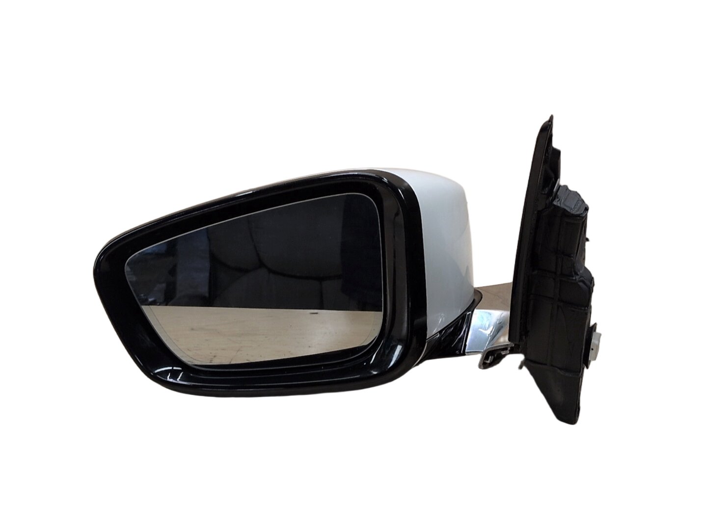 16-22 OEM BMW G12 740 Front Left Driver Side Mirror Heated w/ Camera White A96