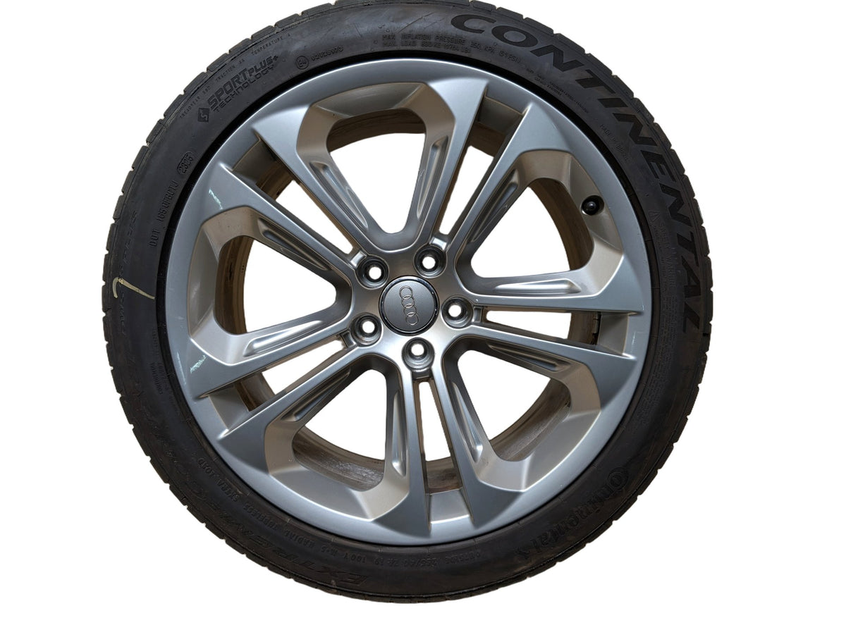 15-18 OEM Audi Q3 Wheel Rim 19x8.5 ET36 Alloy Double Spoke 8U0601025AD