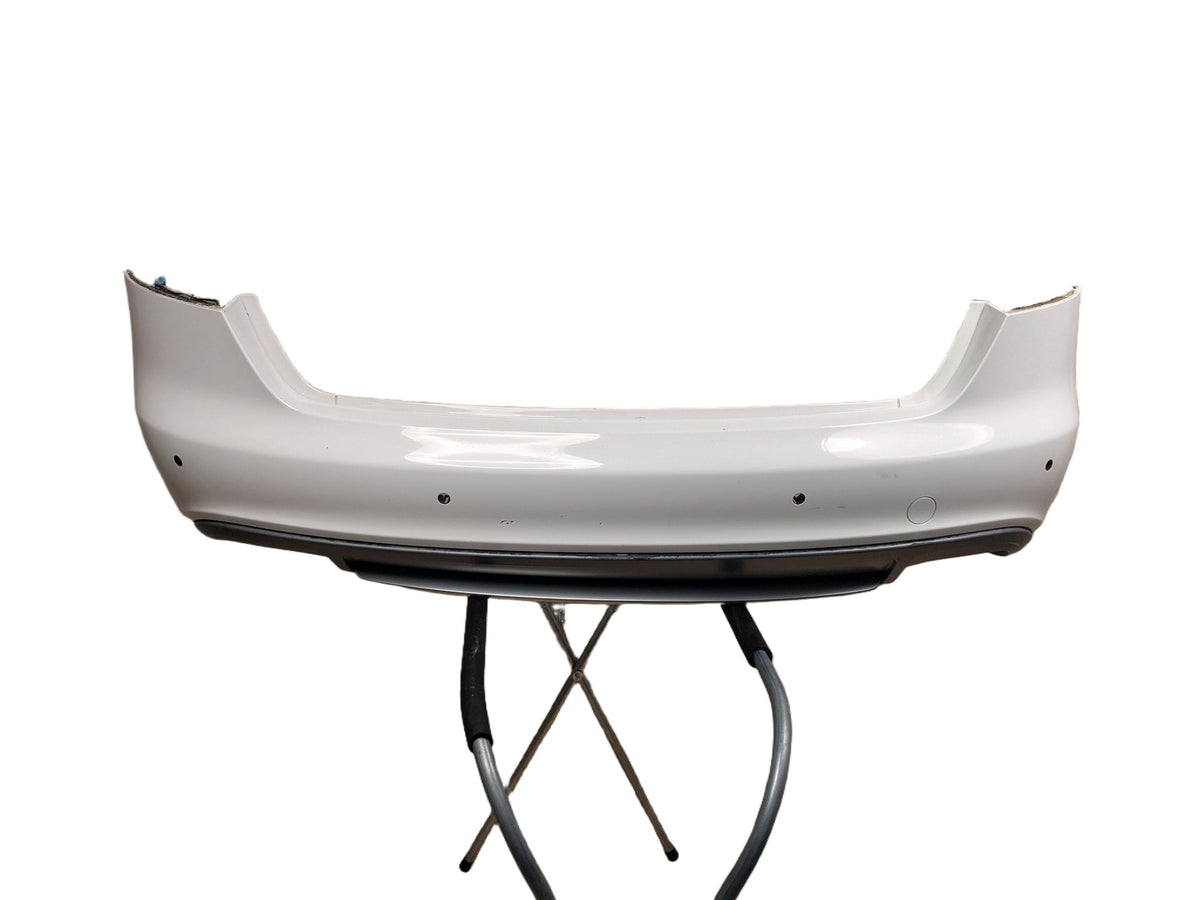 2009-2012 Audi S4 B8 Rear Bumper Cover White T9/ Y9C