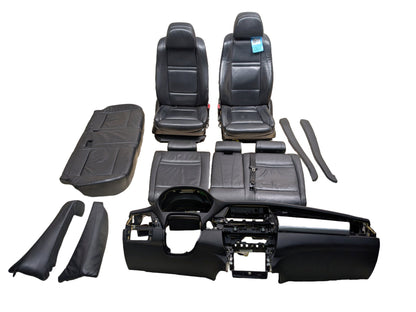 07-13 OEM BMW E70 X5 Complete Seats Door Panels Dashboard Black NAPPA LEATHER