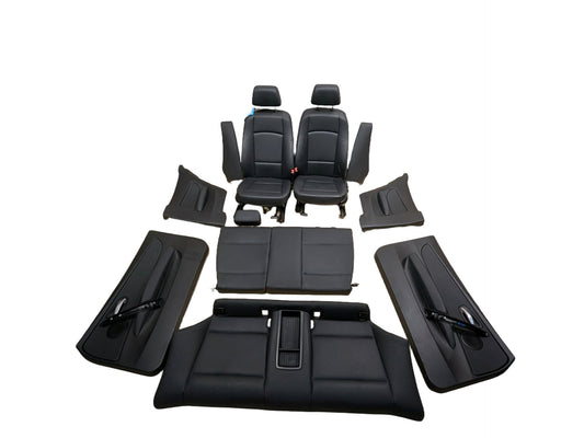 08-13 OEM BMW E82 128 135 COUPE Interior Front Rear Seats Door Panels BLACK