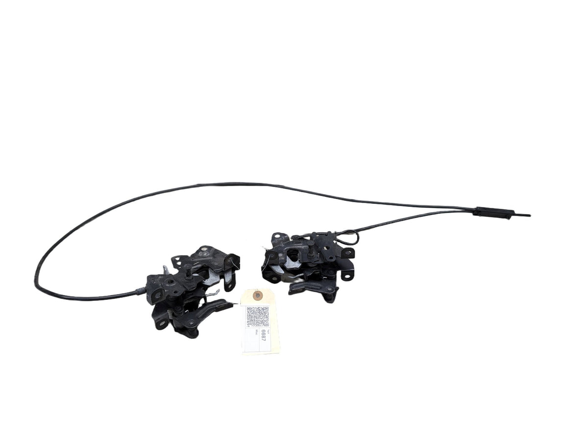 OEM BMW F02 F06 F10 F12 F13 M5 M6 Hood Left Right Hood Lock Latch w/ Cable SET