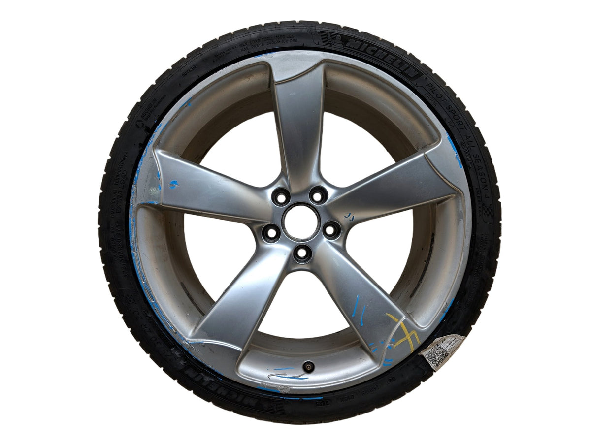 08-17 OEM Audi RS5 20x9 ET26 Aluminum Wheel Rim 5 Spoke 8T0601025AD