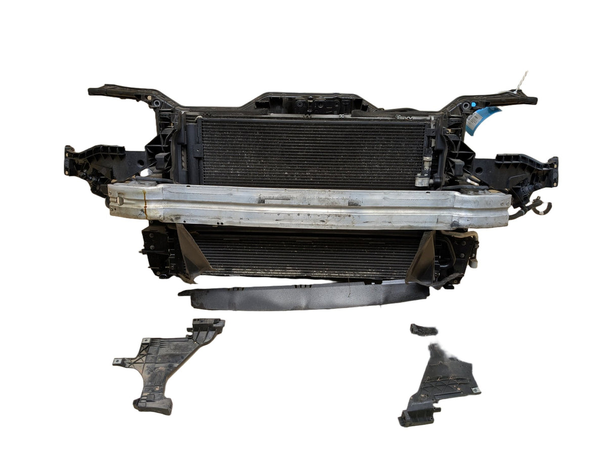 13-16 Audi RS5 Front Clip Frame Radiator Support & Cooling Fan Assembly