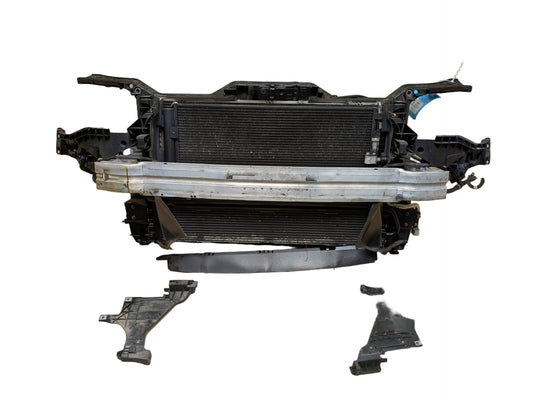 13-16 Audi RS5 Front Clip Frame Radiator Support & Cooling Fan Assembly