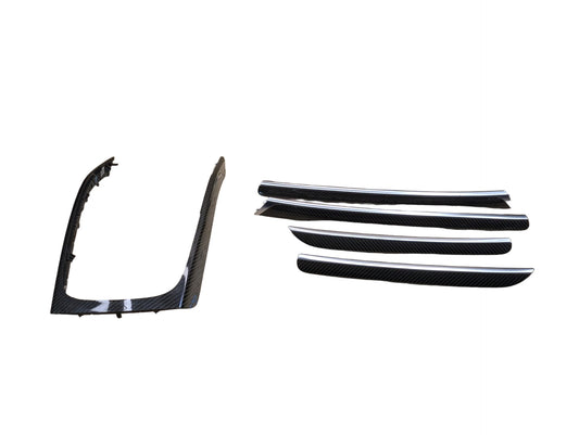 OEM Audi A5 RS5 S5 Front Rear Center Console Door Interior Trim SET CARBON FIBER