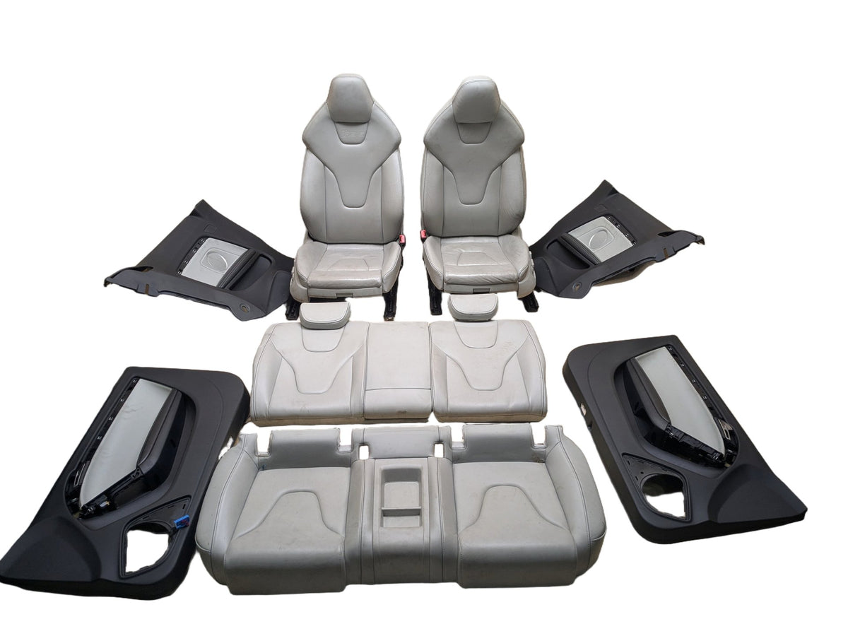09-17 OEM Audi A5 S5 RS5 B8 8T COUPE Interior Front Rear Seats Door Panels CREAM