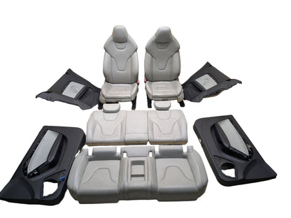 09-17 OEM Audi A5 S5 RS5 B8 8T COUPE Interior Front Rear Seats Door Panels CREAM