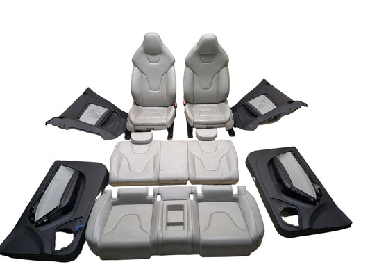 09-17 OEM Audi A5 S5 RS5 B8 8T COUPE Interior Front Rear Seats Door Panels CREAM