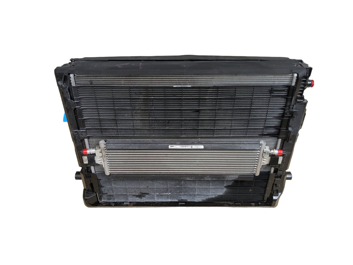 19-26 BMW M440 M340i G20 Radiator Cooling Condenser Fan 850w Shroud Assembly SET