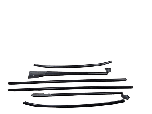 2004-2010 BMW M6 E64 Front Rear Left Right Door Gloss Shadow Line Trim Moldings