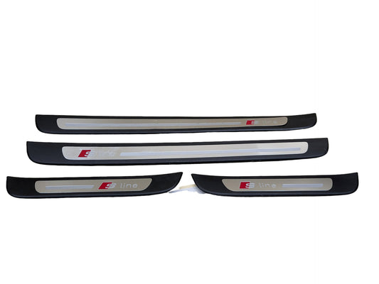 2012-2018 Audi A6 C7 Scuff Plate Door Sill SET 4G0853373B OEM