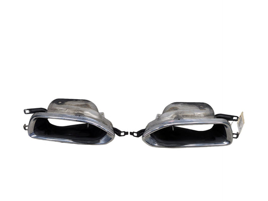 2016-2022 BMW 750Li G12 Rear Left Right Exhaust Muffler Tips SET 7371586 OEM