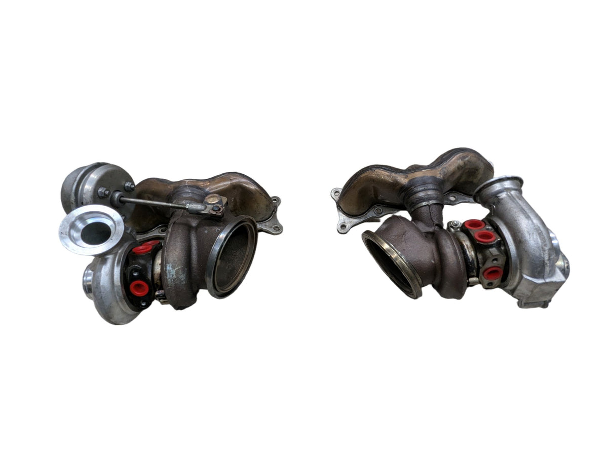 07-11 BMW E90 E92 E93 335i N54 Left Right Engine Motor Turbo Turbocharger PAIR
