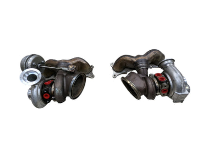 07-11 BMW E90 E92 E93 335i N54 Left Right Engine Motor Turbo Turbocharger PAIR