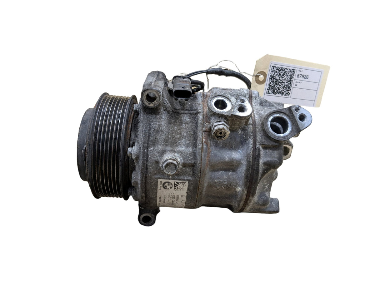 2016-2019 BMW G12 750i N63B44O2 Engine A/C Compressor Clutch Pump Pulley 9380568