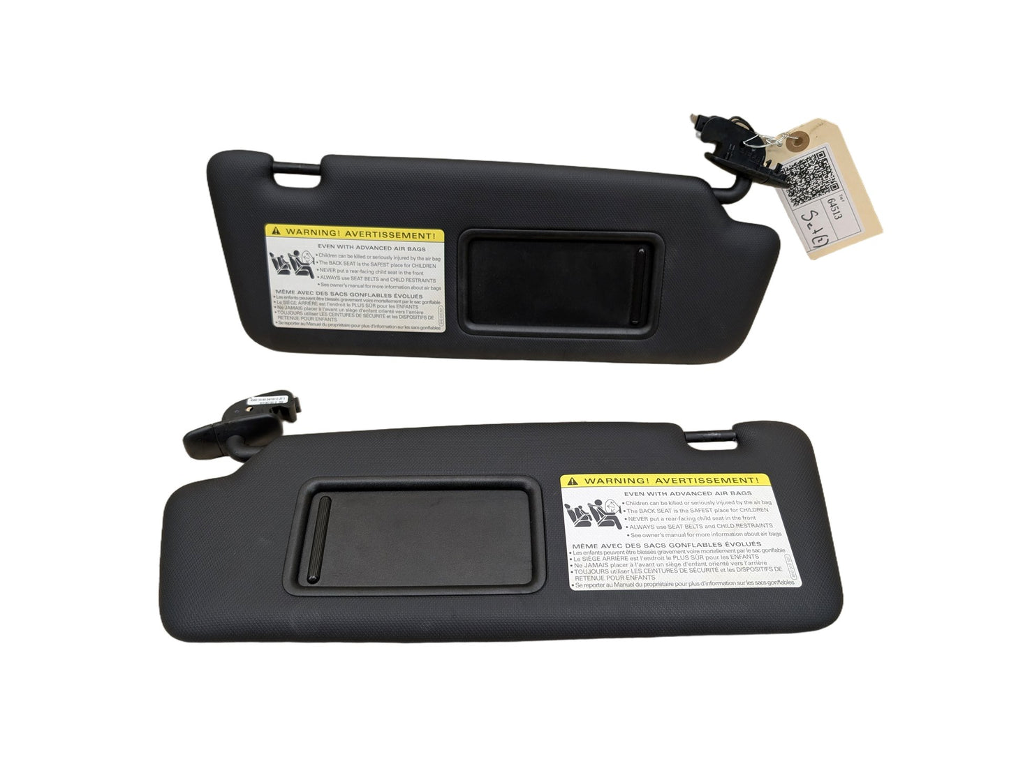 2011-2017 Audi RS5 8T Front Left Right Sun Visor SET 8K0857552