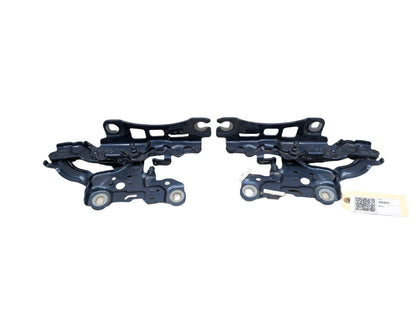 19-24 OEM BMW G20 Front Left Right Bonnet Hood Hinges Black Pair SET