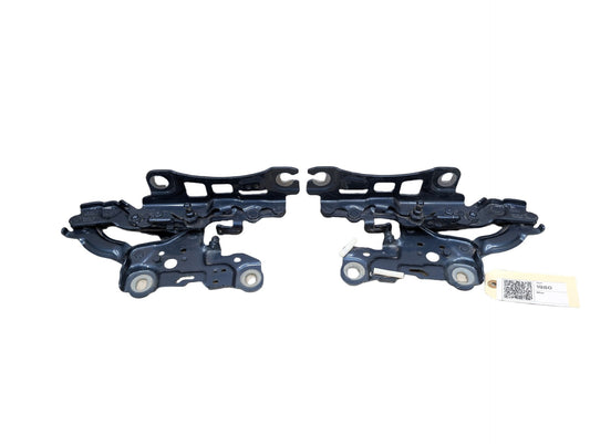 19-24 OEM BMW G20 Front Left Right Bonnet Hood Hinges Black Pair SET