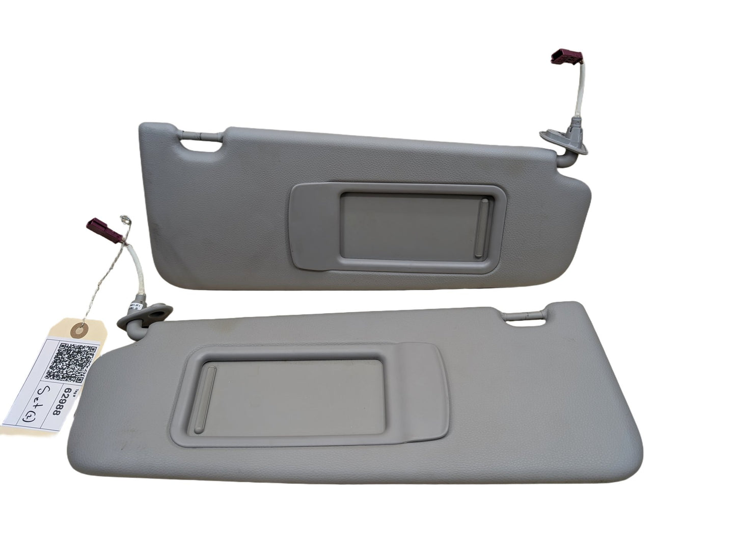 2006-2011 BMW 328i E90 Front Left Right Sun Visor SET 7252053