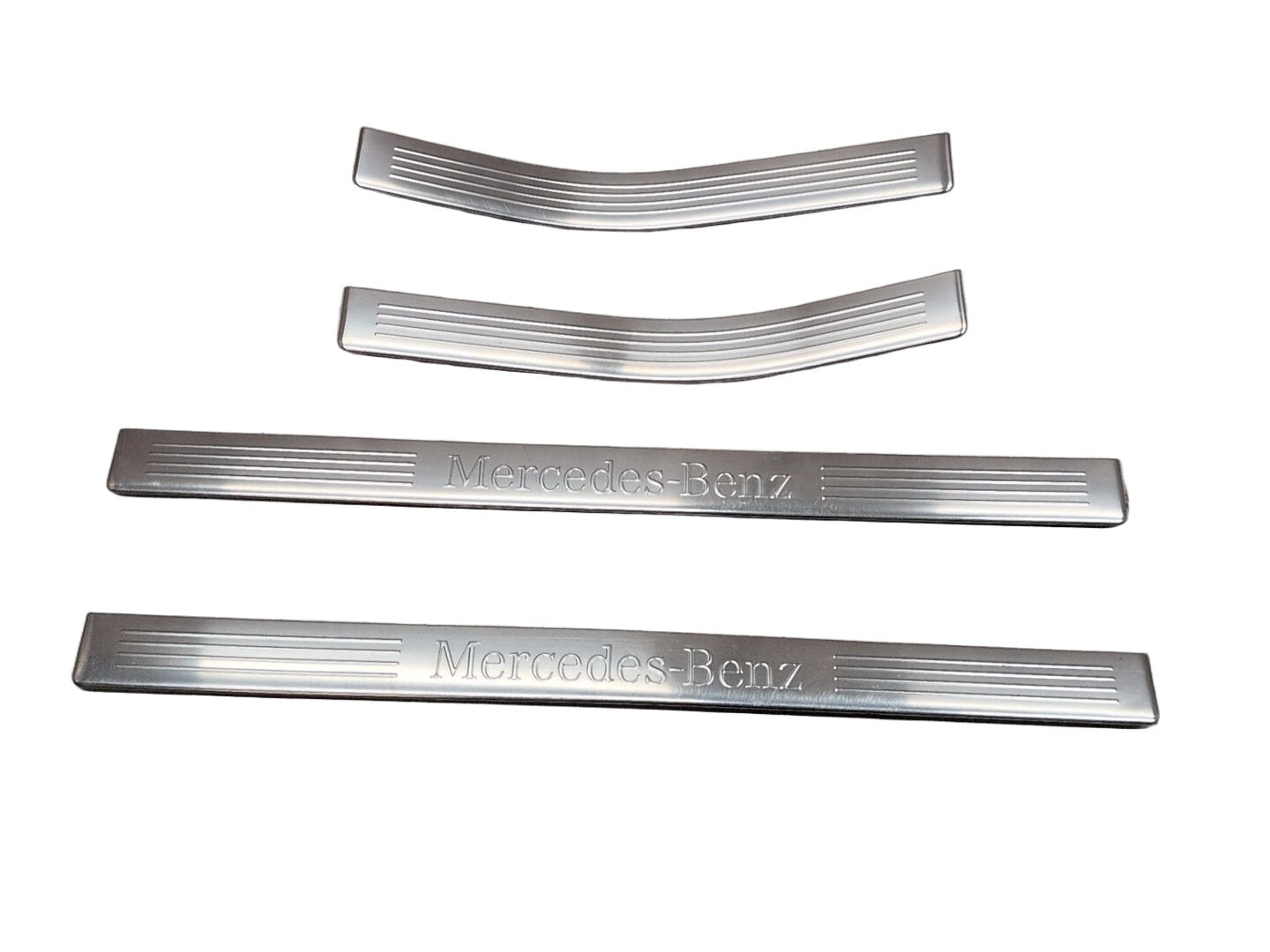 2009-2012 Mercedes-Benz E550 W212 Front Rear Left Right Scuff Plate Door Sill SET A2126861136 OEM
